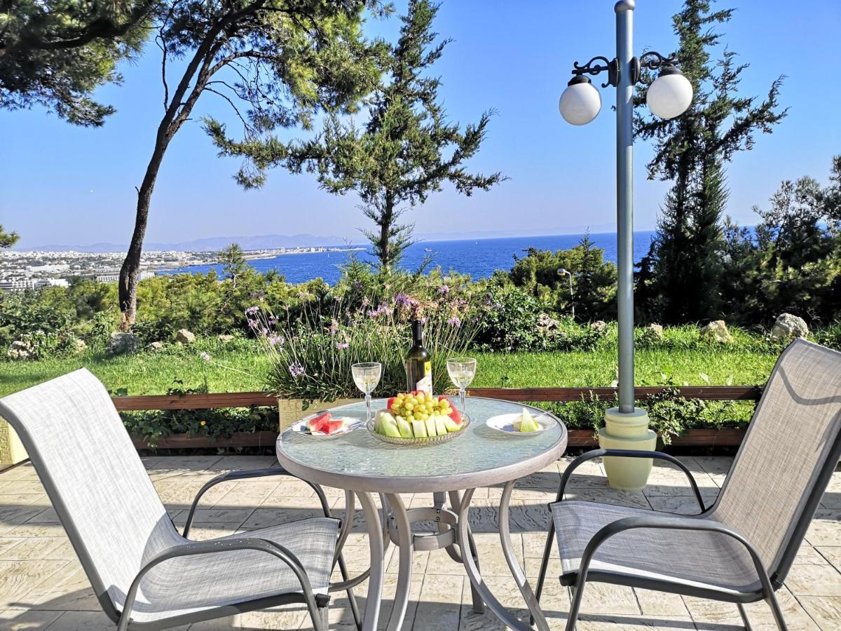 Louis Luxury Villa By Living In Blue Koskinou  Bagian luar foto